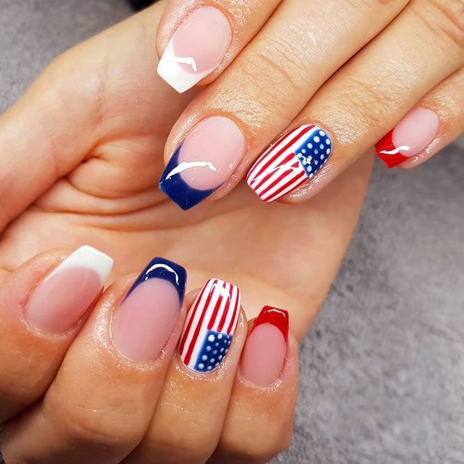USA Flag Nails: Celebrating Flag Day with Vibrant Designs