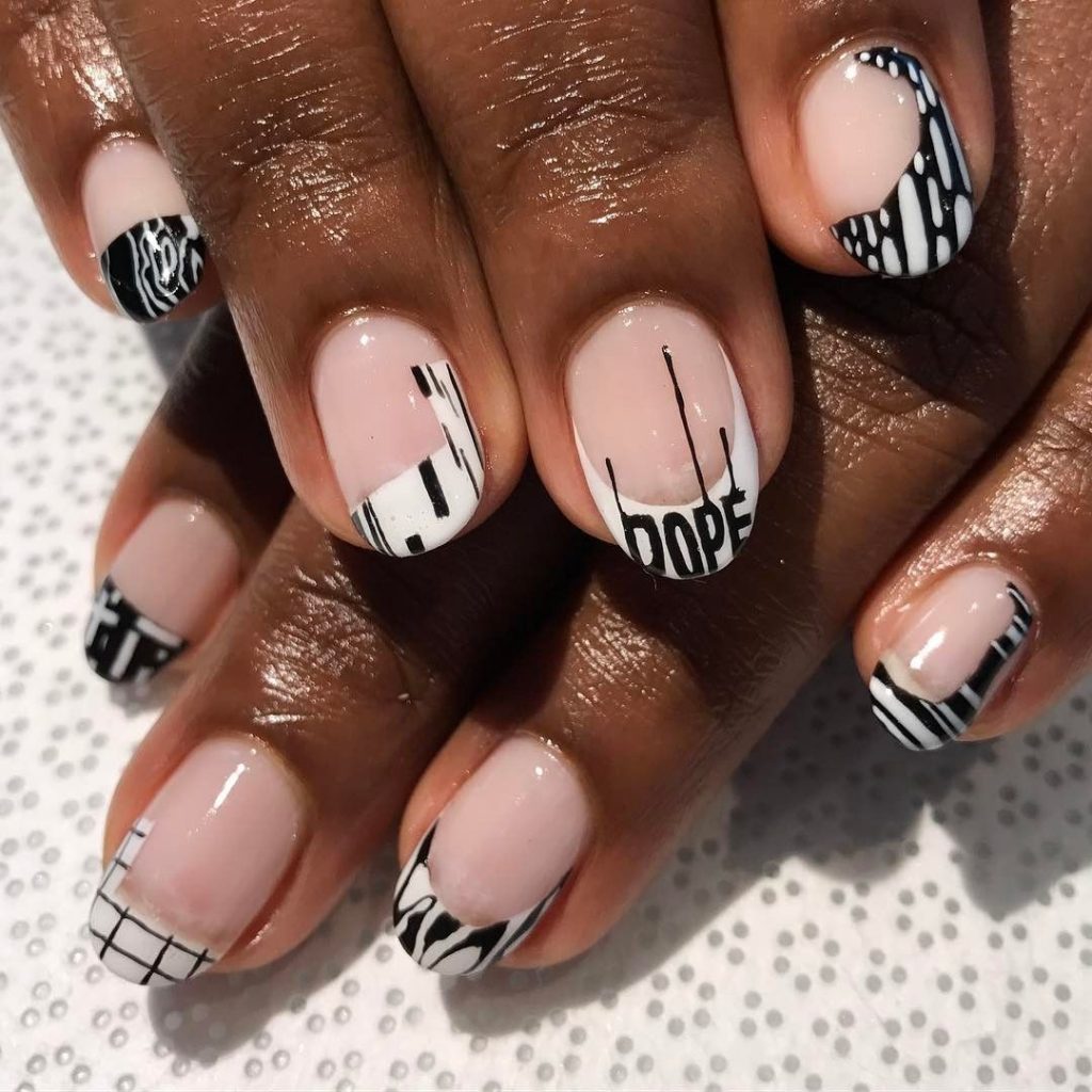Elevate Your Look: Exceptional French Tip Nails Design Ideas for Dark Skin Tone