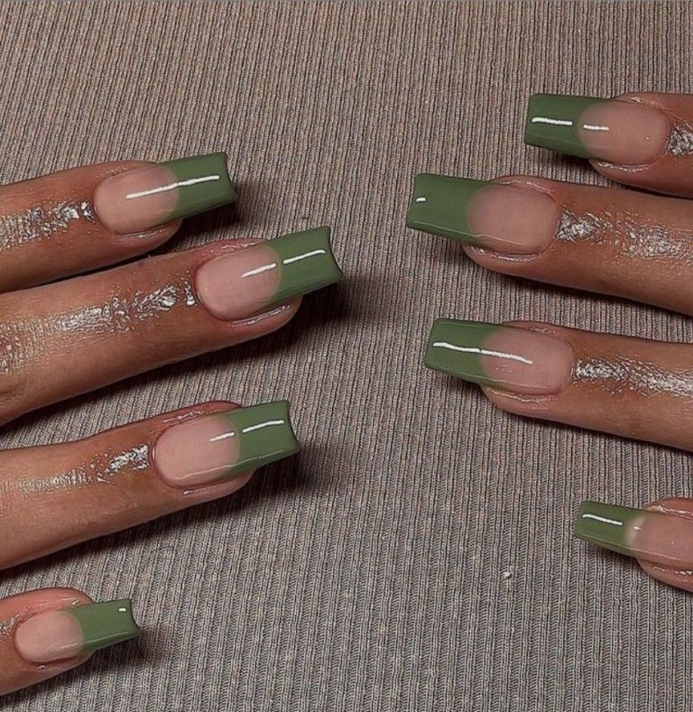 Cool and Calm: Mint Green Nail Designs for Dark Skin Enthusiasts