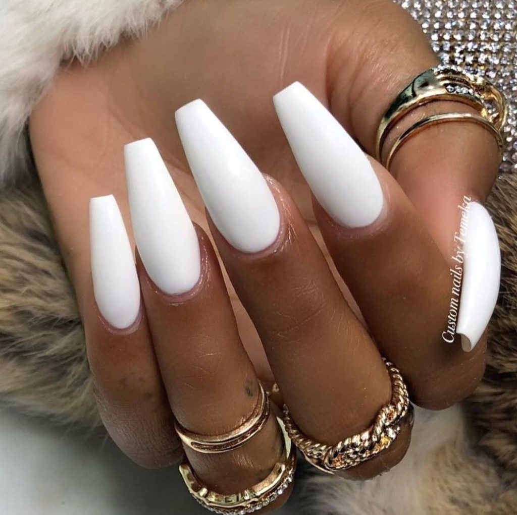 Elevating Elegance: Milky White Nails on Dark Skin - A Fresh Take on Classic Chic