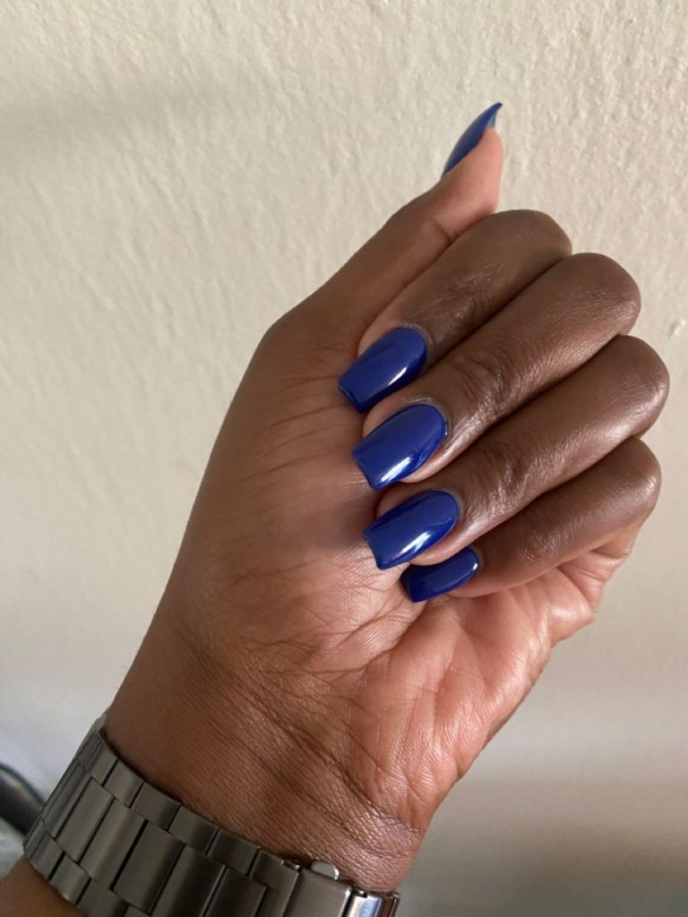 Uniquely Fresh Look with Light Blue Nail Art Ideas: The Perfect Shade for Dark Skin Tones