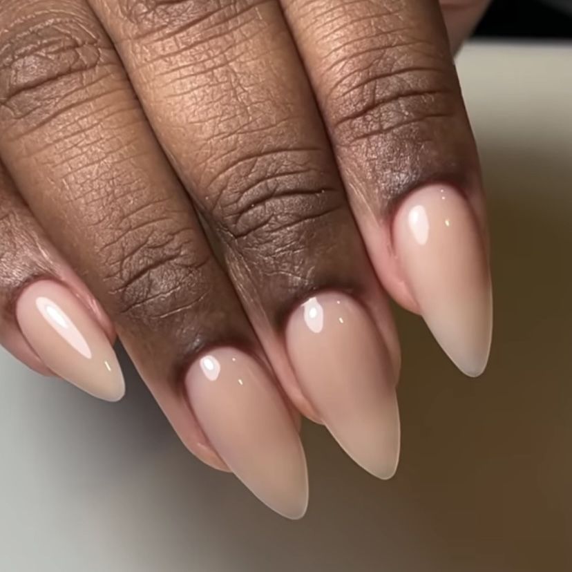 Classy & Stylish: How to Flaunt Pink Almond Nails on Dark Skin