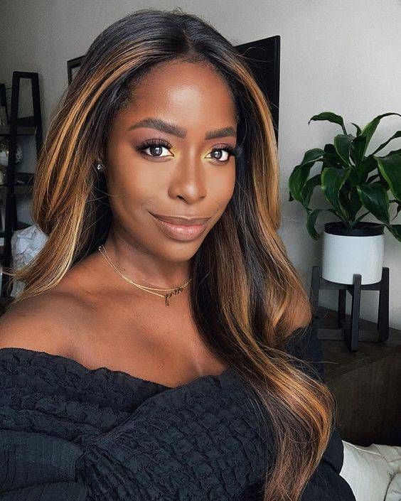 Ombre Hair Color on Dark Skin Women 18 Ideas