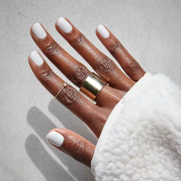 Elevating Elegance: Milky White Nails on Dark Skin - A Fresh Take on Classic Chic