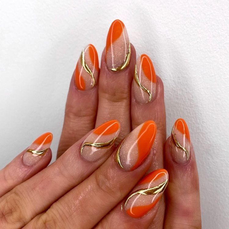 Fall Nail Colors: Orange 24 Ideas for a Stylish Look