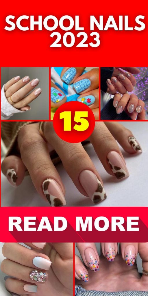 School Nails 2023 15 nápadů: Přijměte kreativitu s těmito trendy vzory