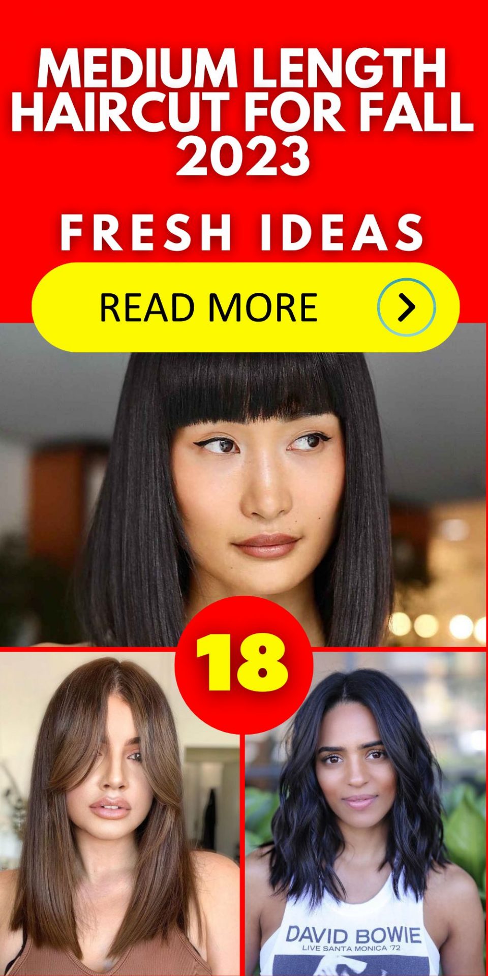 Medium Length Haircut 18 Ideas for Fall 2023: Stay Trendy with Our ...