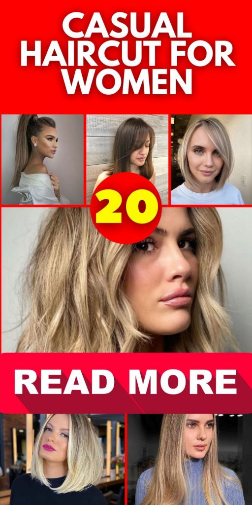 Casual Haircut for Women 20 Ideas: Embrace the Effortless Charm