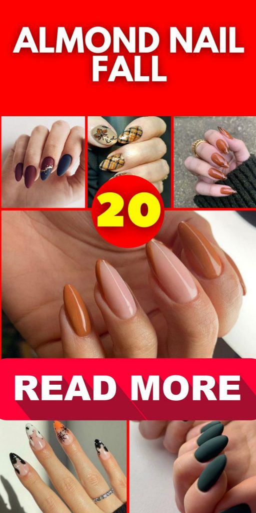 Almond Nail Fall 20 Ideas: Embrace the Season with Stunning Nail Designs