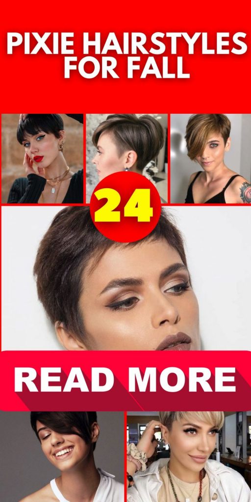 Pixie Hairstyles for Fall 24 Ideas