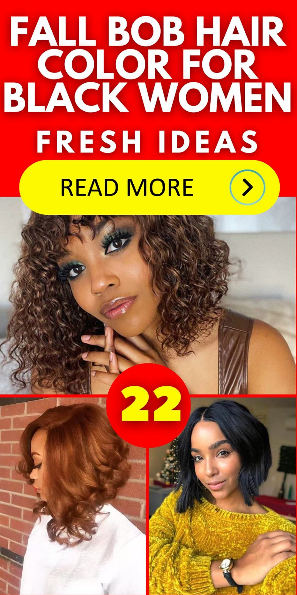 Fall Bob Hair Color 22 Ideas for Black Women - women-club.online