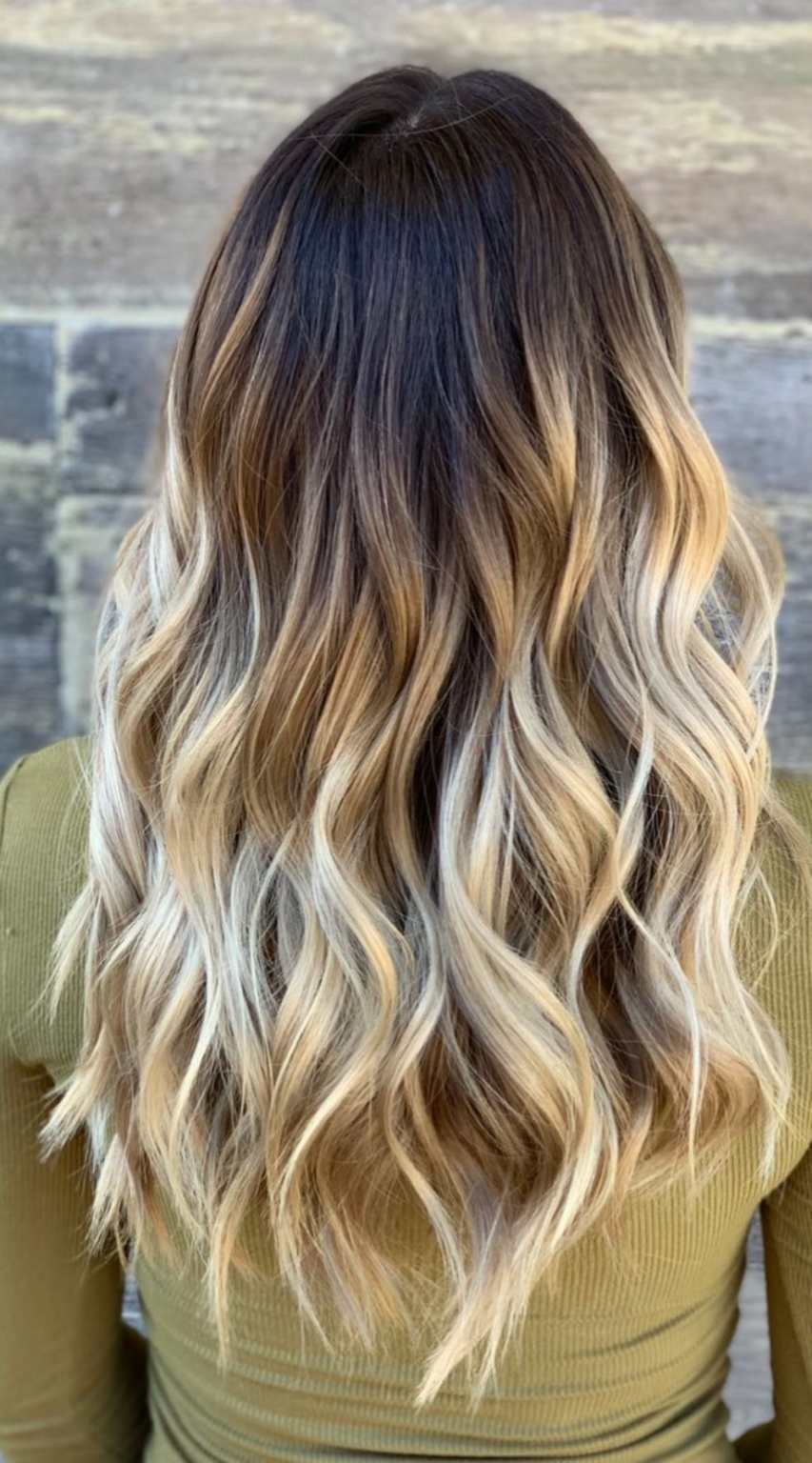 Beautiful view of Ombre Color Tips Fall