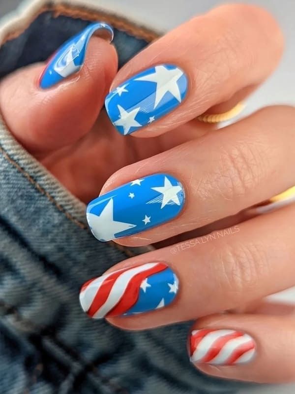 Nail 15 Ideas: 4th of July Celebrations