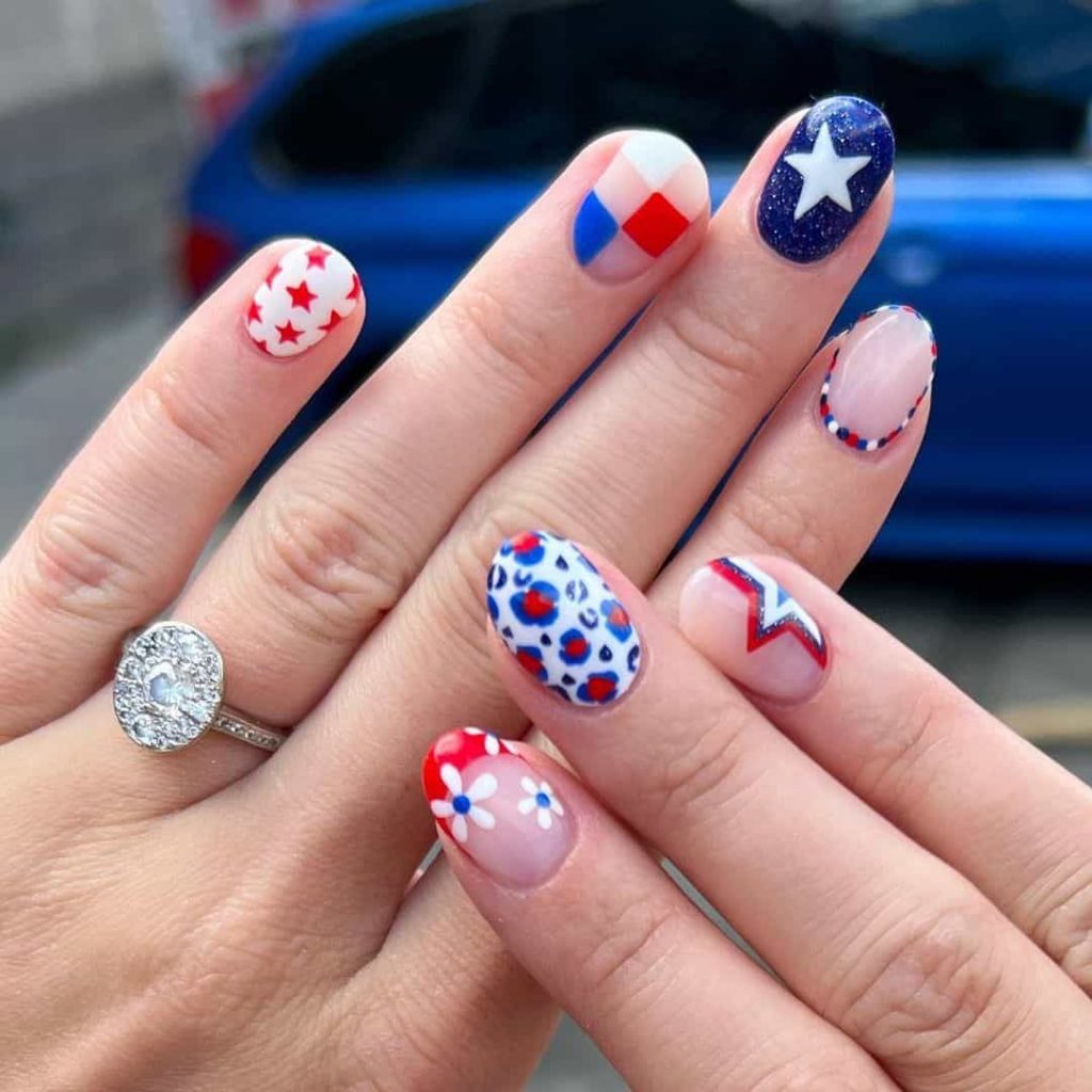 Nail 15 Ideas: 4th of July Celebrations