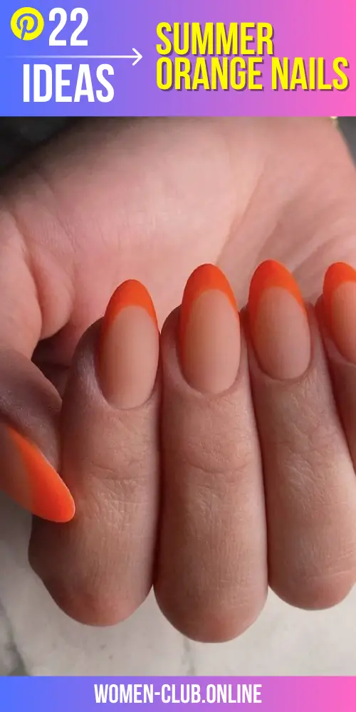 Summer Nails Orange 2023: 22 Ideas