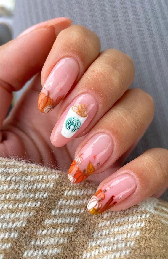 Fall Nails Round French 16 Ideas: Embrace Elegance and Warmth for the Season