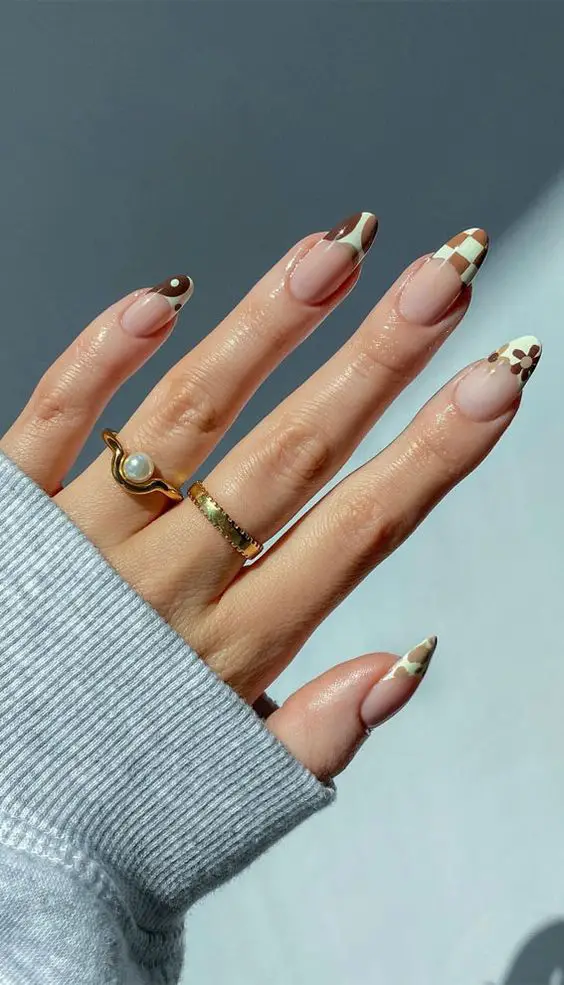 Fall French Almond Nails 24 Ideas: Embrace Elegance and Warmth This ...