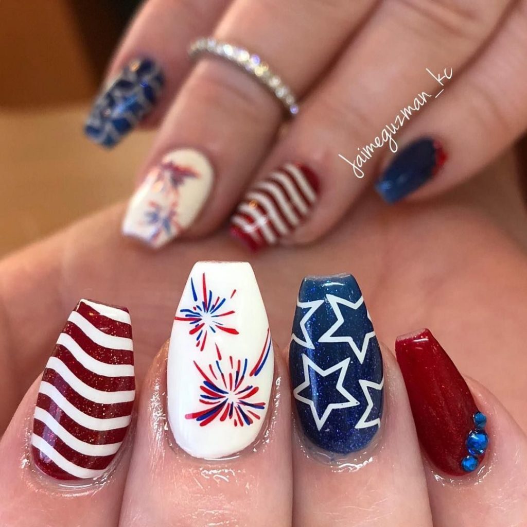 Nail 15 Ideas: 4th of July Celebrations