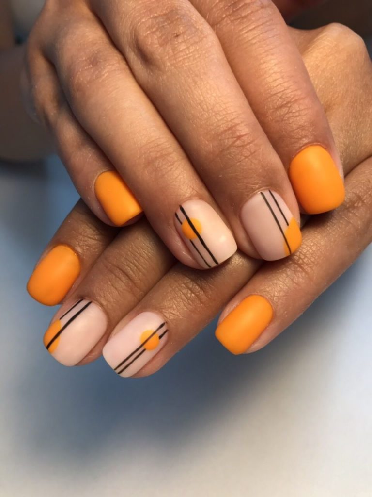 Fall Nail Colors: Orange 24 Ideas for a Stylish Look