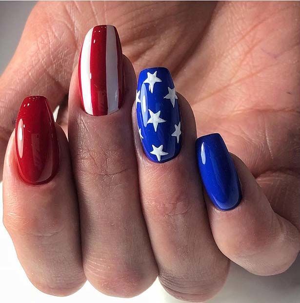 Nail 15 Ideas: 4th of July Celebrations