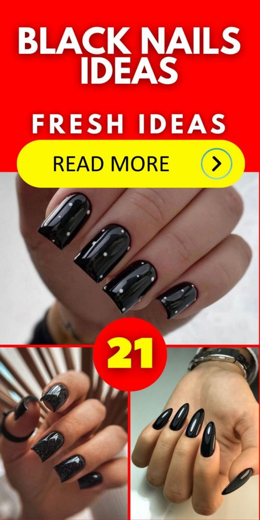 Black Nails 21 Ideas: Embracing Elegance with Dark Nail Art