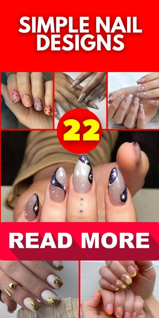 Jednoduchý design nehtů 22 nápadů: Vyjádřete se pomocí kreativního nail artu