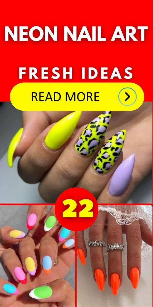 Neon Nails 22 nápadů: Elektrifikujte svůj vzhled oslnivým nail artem