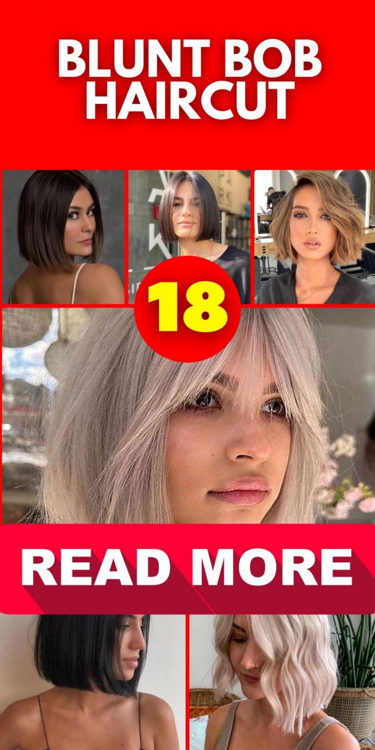 Blunt Bob Haircut 18 Ideas: A Fresh Take on Timeless Elegance - Fall