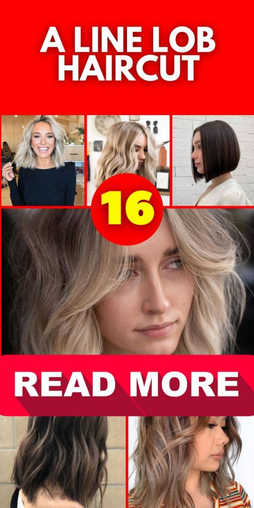 A Line Lob Haircut 16 nápadů: Přijměte trendy a elegantní vzhled