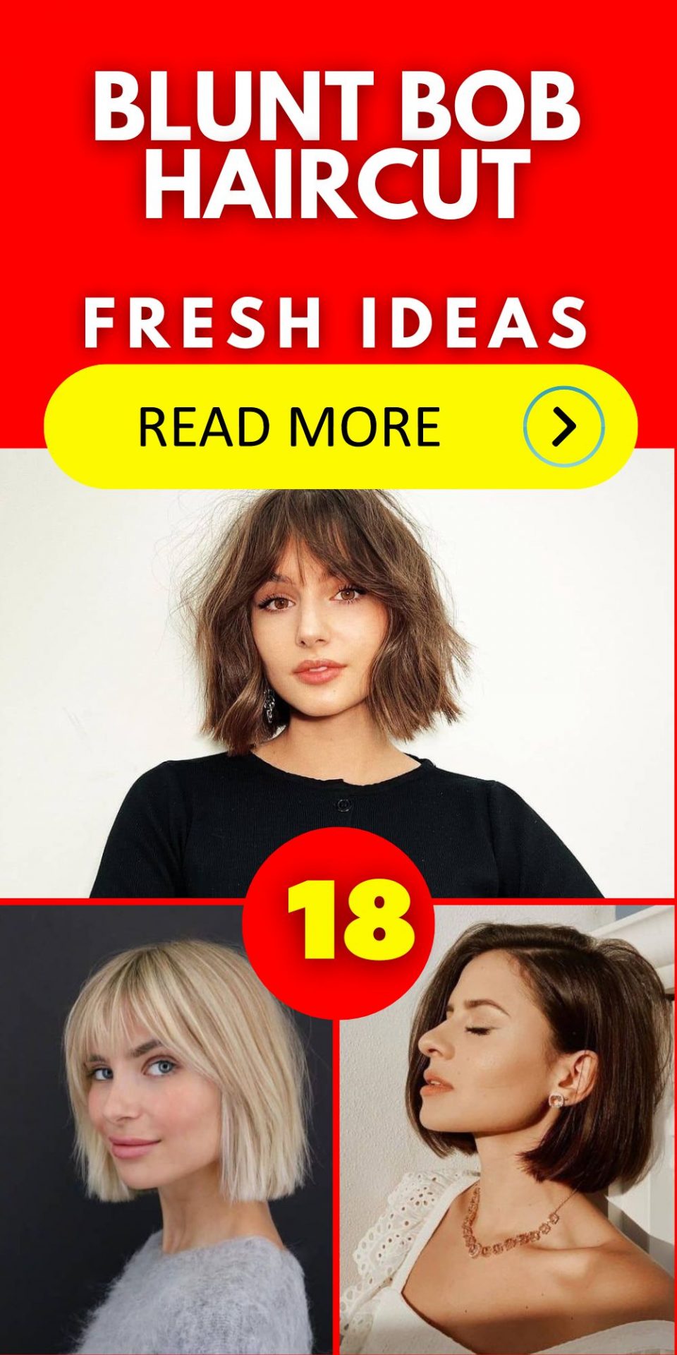 Blunt Bob Haircut 18 Ideas: A Fresh Take on Timeless Elegance - women ...