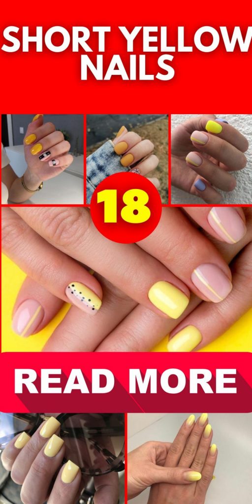 Short Yellow Nails 18 Ideas: Embrace the Sunshine with Stunning Nail Designs