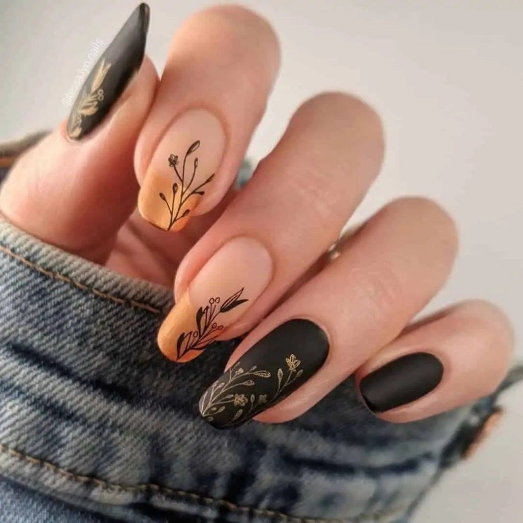 Black Nails Acrylic 20 nápadů: Přijměte odvážný a elegantní vzhled