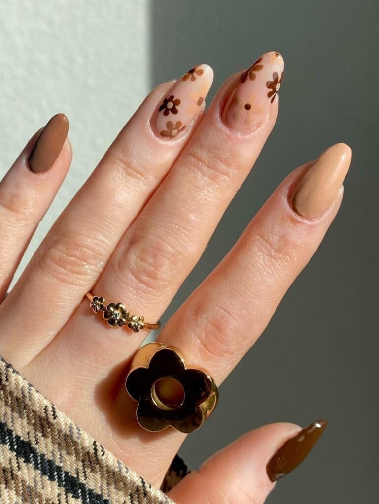 Brown Nails Acrylic 18 Ideas: Elevate Your Style with Stunning Nail Designs