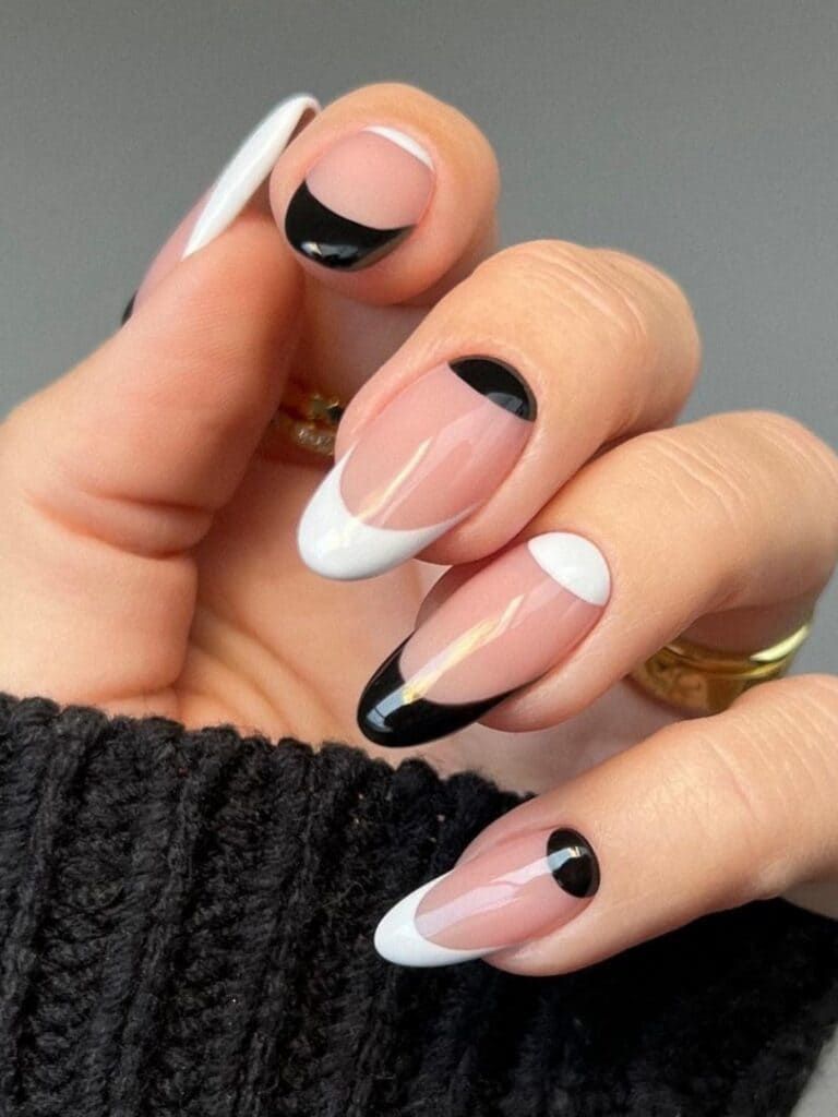Unleash Your Creativity: Captivating Black and White Nail 21 Ideas