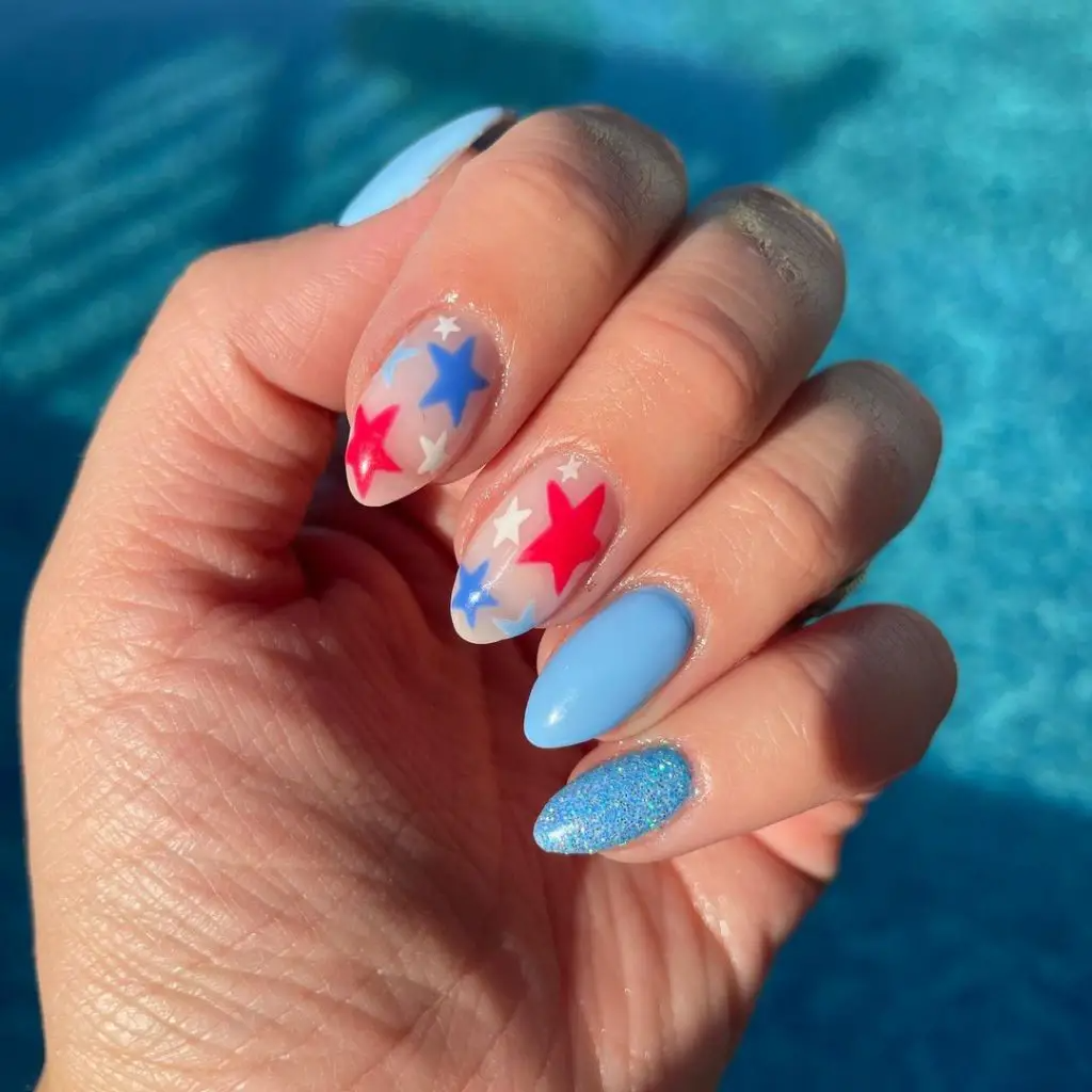 Red, White, and Blue Nails 16 Ideas for a Patriotic Look