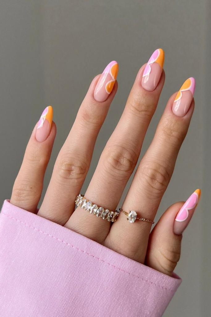 Nails Broskvová barva 22 nápadů: Přijměte eleganci a teplo