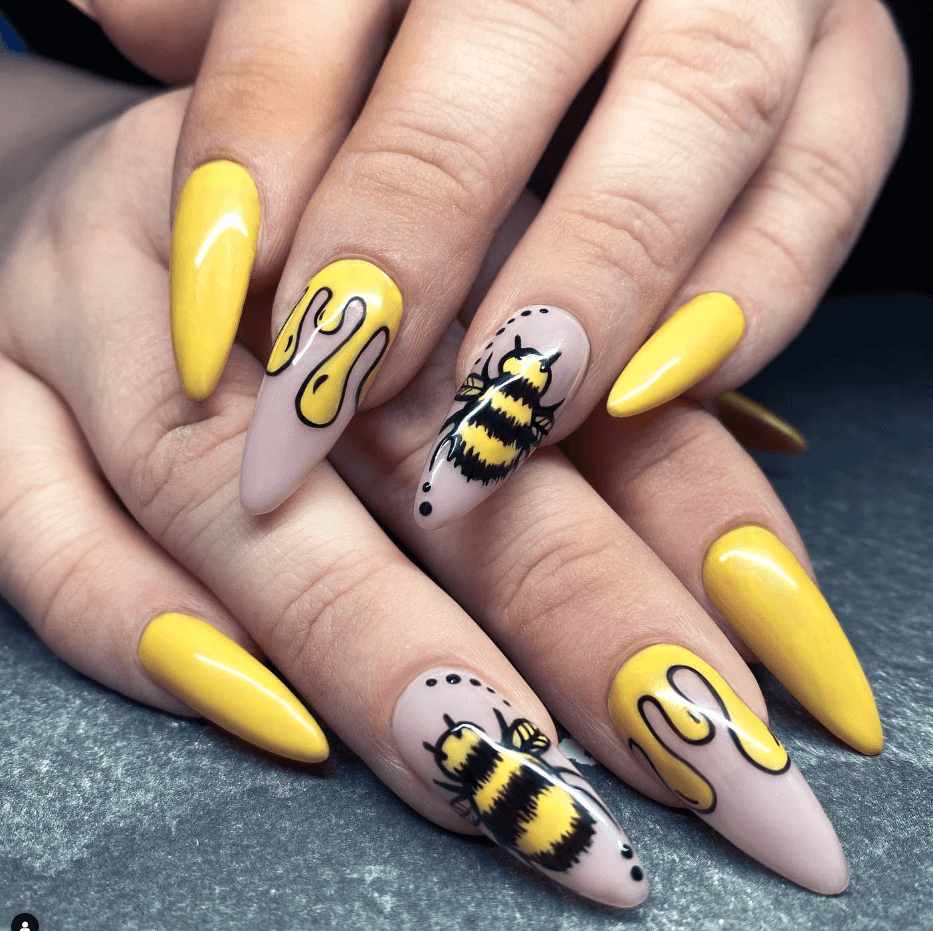 Trendy žluté nehty 20 nápadů: Obejme slunce se stylovým nail artem