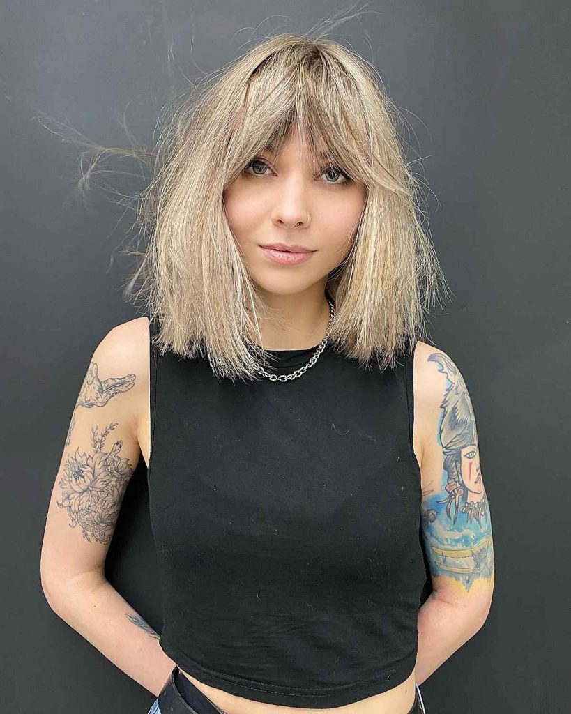 Choppy Lob Haircuts 16 Ideas: Embrace the Trendy and Playful Look