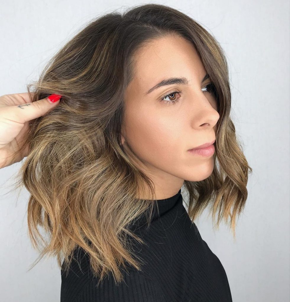 Choppy Lob Haircuts 16 nápadů: Přijměte trendy a hravý vzhled