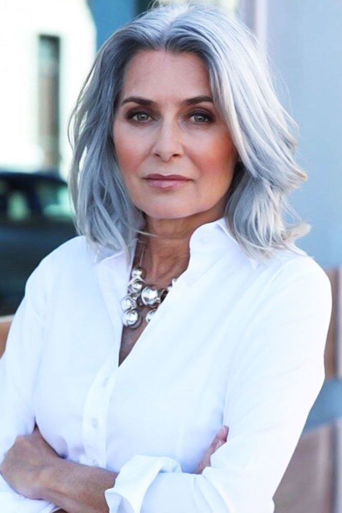 50 Plus Hairstyle 16 Ideas: Embrace Your Gorgeous Gray