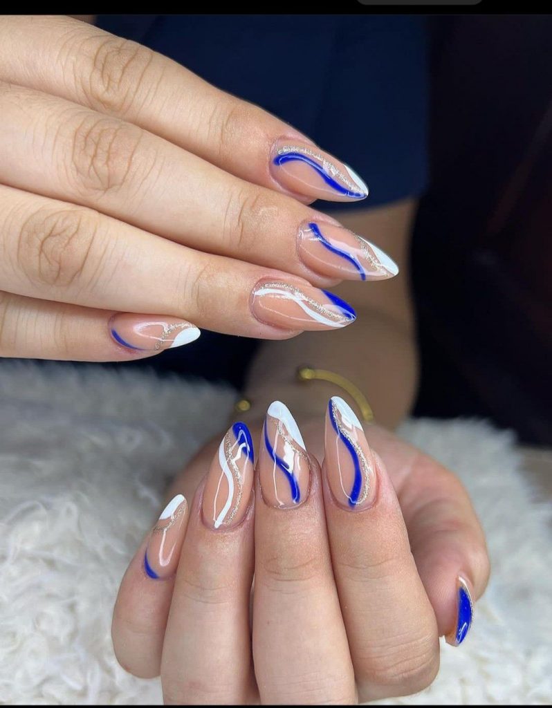 Blue and White Nails 18 Ideas: Embrace Elegance with Stunning Nail Designs