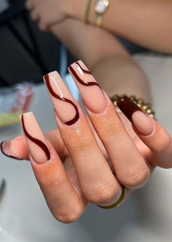 Brown Nails Acrylic 18 Ideas: Elevate Your Style with Stunning Nail Designs