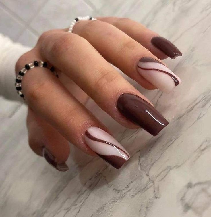 Brown Nails Acrylic 18 Ideas: Elevate Your Style with Stunning Nail Designs