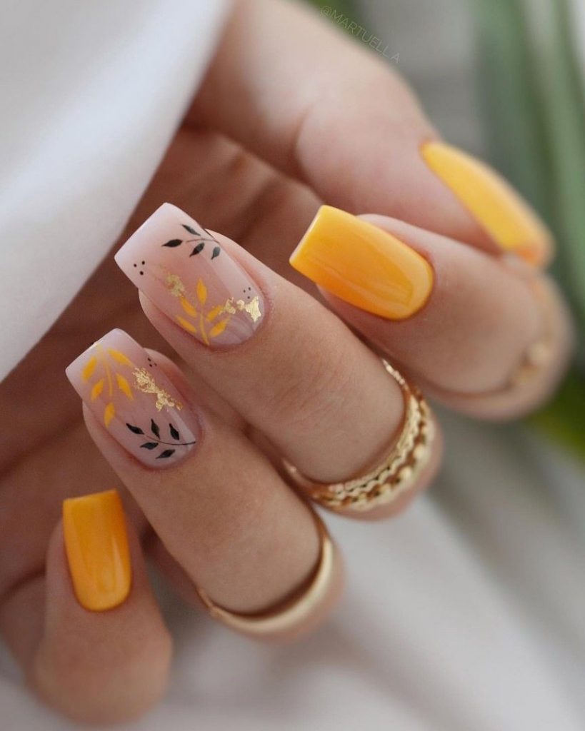 Trendy žluté nehty 20 nápadů: Obejme slunce se stylovým nail artem