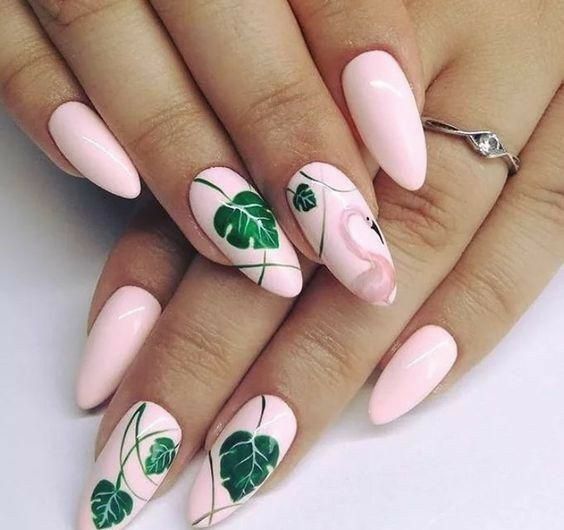 Pink and Green Nails 18 Ideas: A Playful and Chic Combination