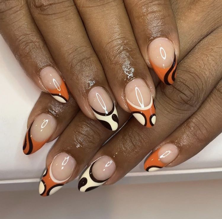 Orange Nails Acrylic 20 Ideas: Vibrant and Trendy Nail Designs