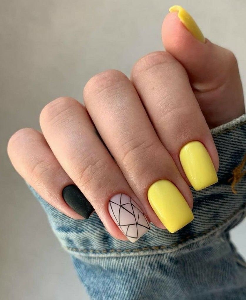 Trendy žluté nehty 20 nápadů: Obejme slunce se stylovým nail artem