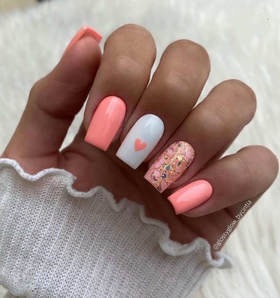 Nails Broskvová barva 22 nápadů: Přijměte eleganci a teplo