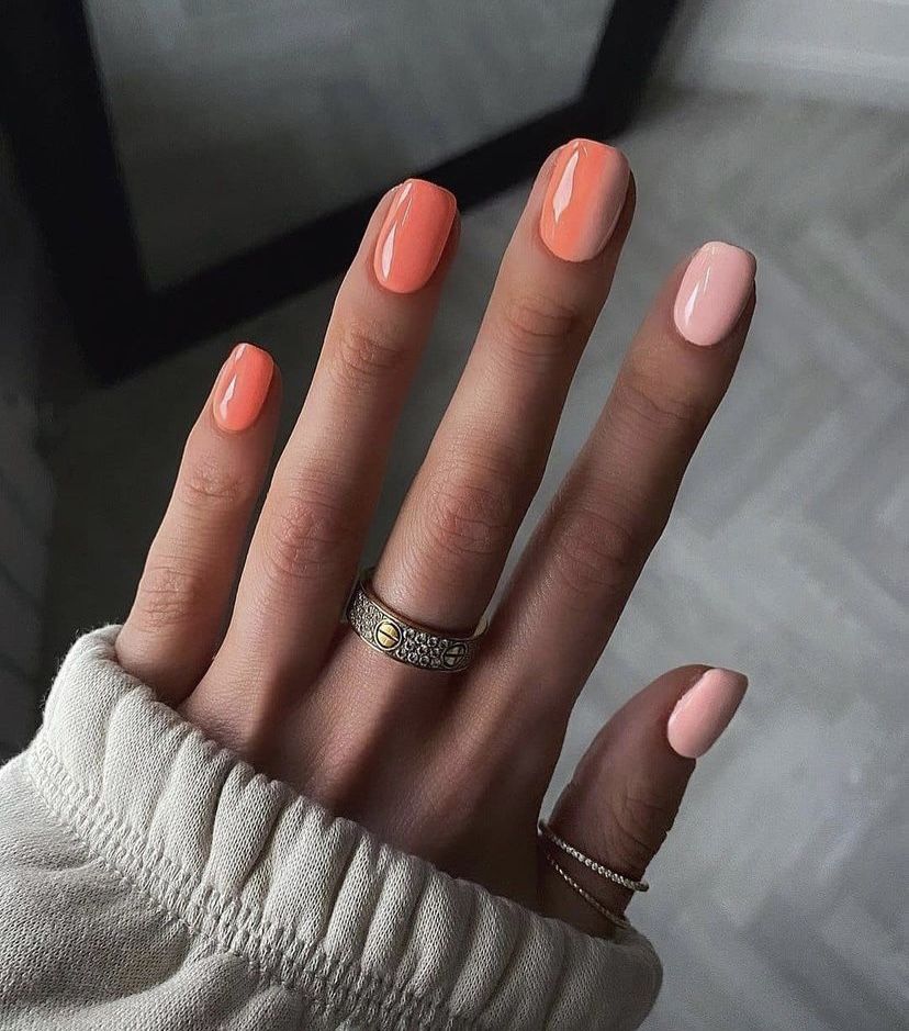 Nails Broskvová barva 22 nápadů: Přijměte eleganci a teplo