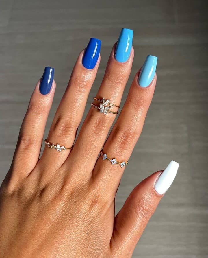 Blue and White Nails 18 Ideas: Embrace Elegance with Stunning Nail Designs